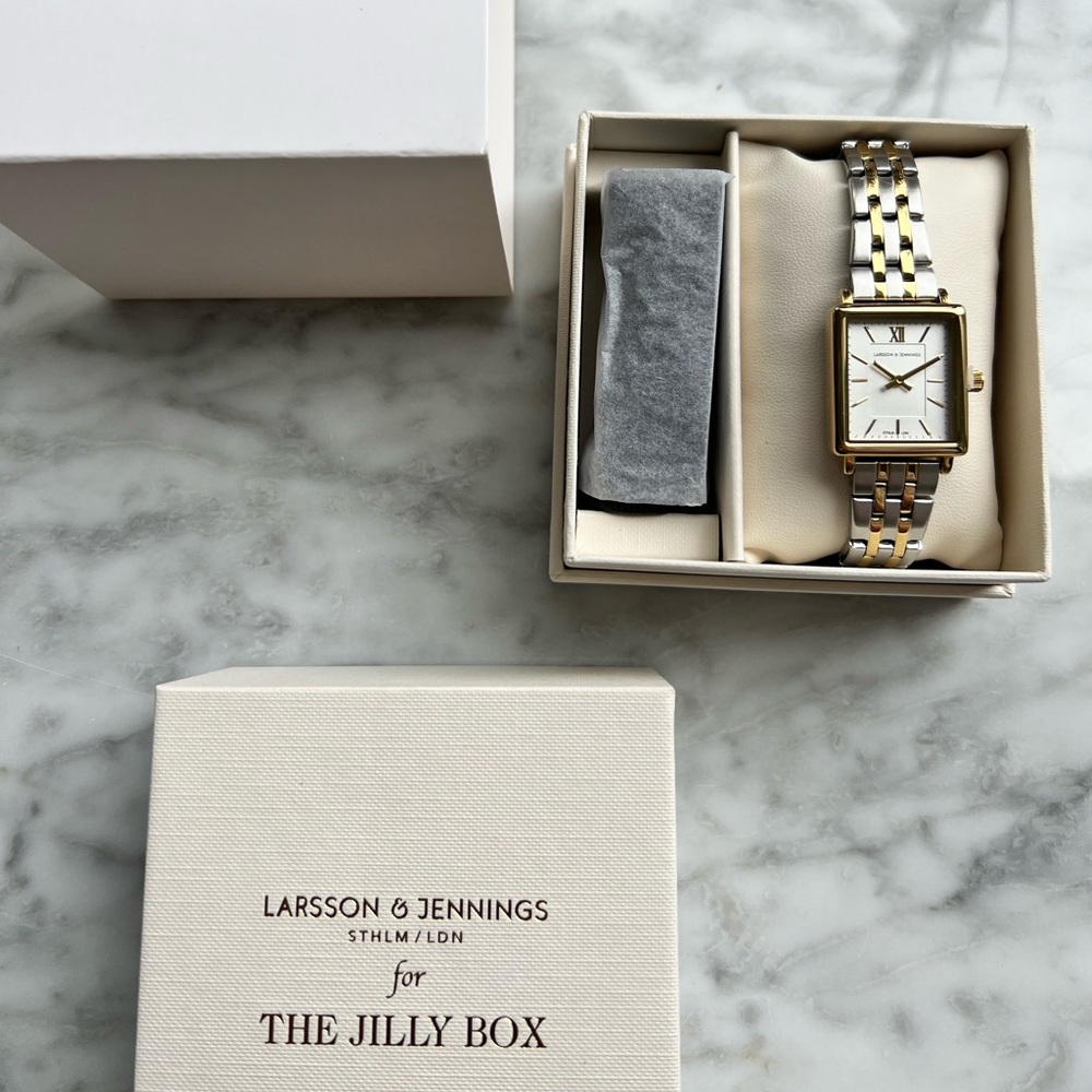 Boyfriend Mixed Metal Watch from the Fall 2024 Jilly Box!